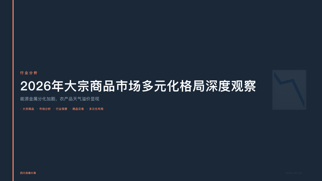 四川浩瀚大海：2026年大宗商品市场多元化格局深度观察