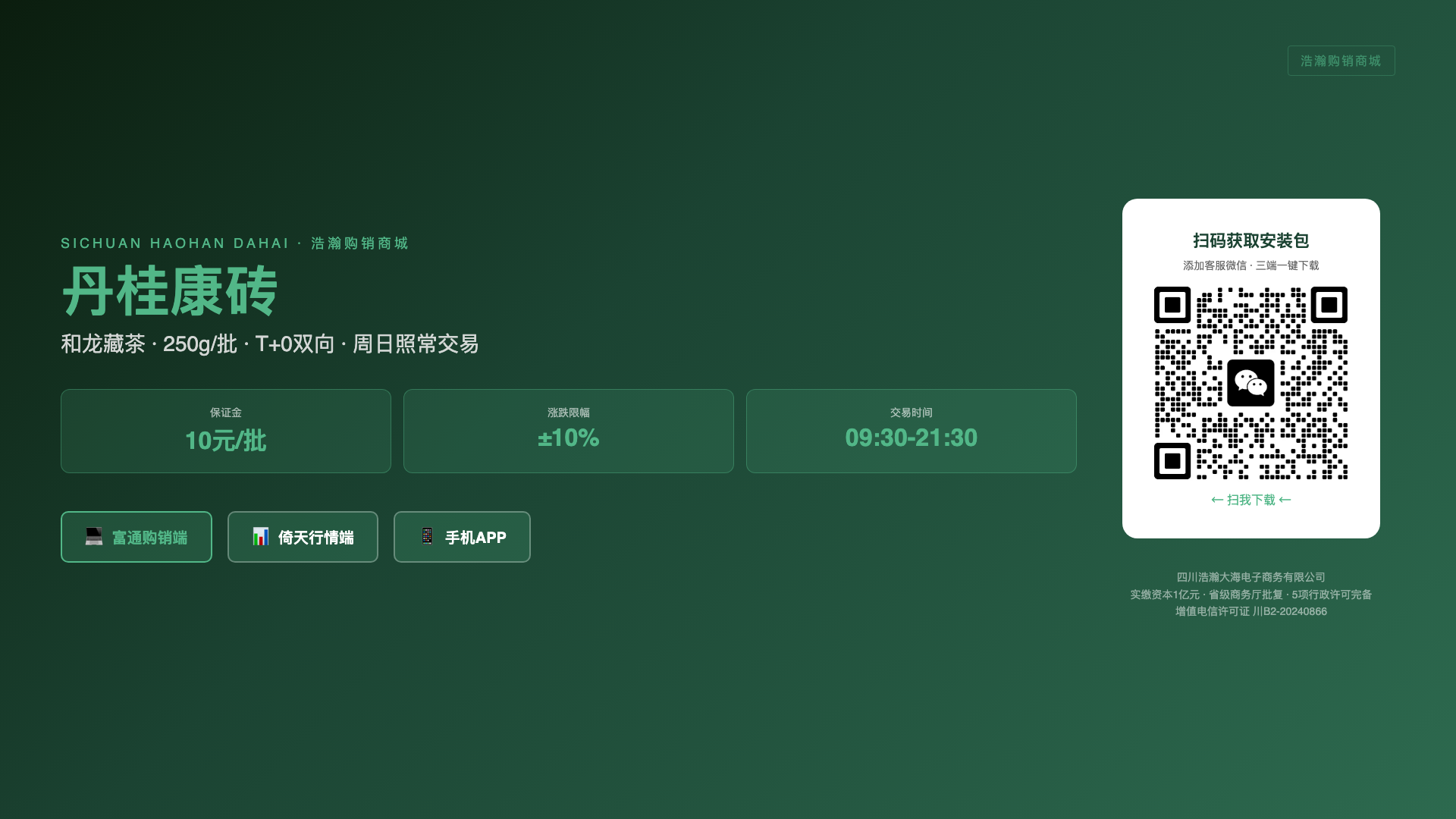 丹桂康砖海报